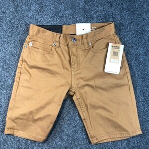 Element Flex Boys Shorts Size 26 RBO Brown Casual‎ Skate Chino NEW